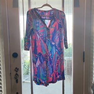 Lilly Pulitzer Ali V-Neck TShirt Dress